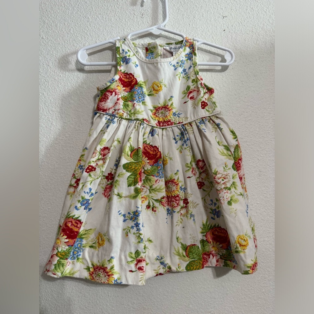 Ralph Lauren Infant Floral Dress Multicolor Size 9 months